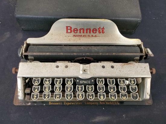 Bennett Typewriter, In Case