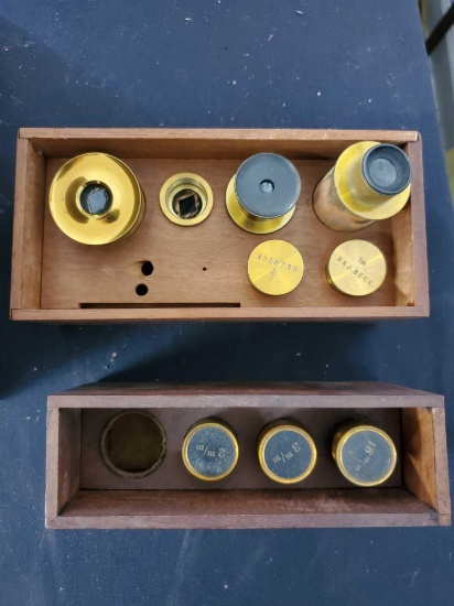 Microscope Case with Beck Lenses and Polarizer