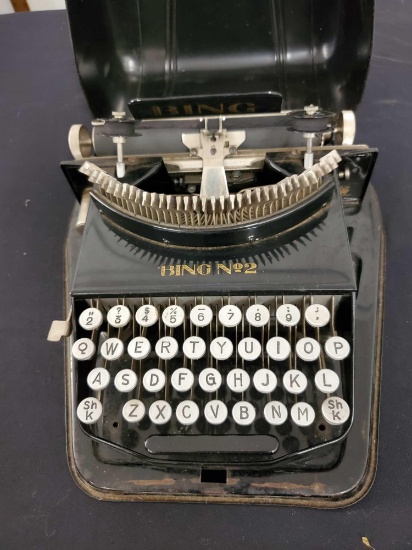 Bing No.2 Typewriter, In Original Case
