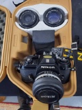 Nikon EM Camera, In Case with 2 extra Lenses