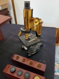 Spence Microscope, Cased