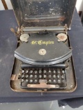 The Empire Typewriter, With Case, Forward Thrust