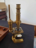 Zeiss Microscope, In Case with Accessories, Brass