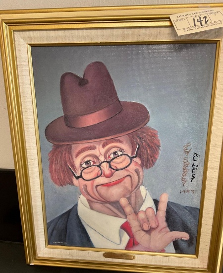 A Limited Edition 1776 of 5000 Lithograph "I Love You" by Red Skeleton