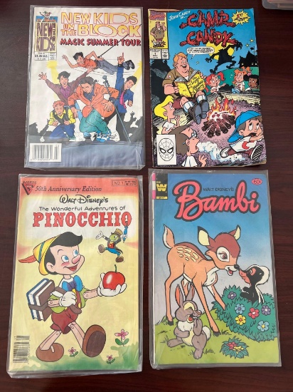 Group of 4 Comics by Harvey, Marvel Gladstone and Whitman