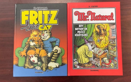 2 R CRUMB Books Signed