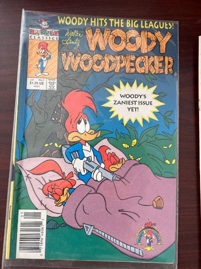 4 Harvey Classics Woody Woodpecker