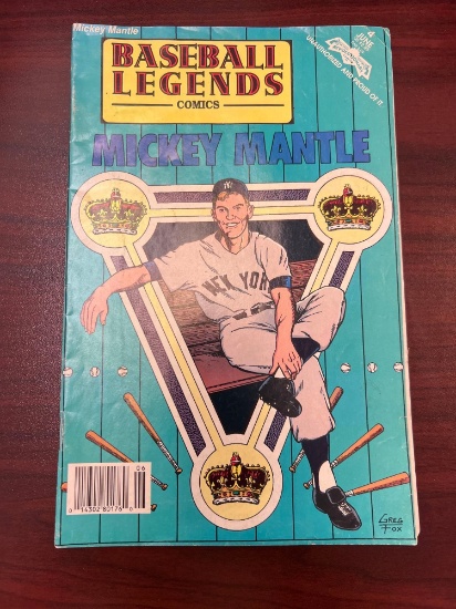 MICKEY MANTLE - Baseball Legends Comic Book