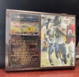 WV Sugar Bowl Champions Plaque