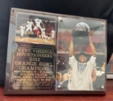 WV 2012 Orange Bowl Champions Plaque