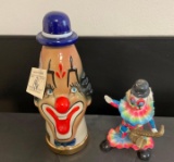 Old Mr Boston Brand Kentucky Whiskey Includes porcelain clown