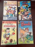 Group of 4 Comics by Harvey, Marvel Gladstone and Whitman