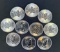 10 2014 Canadian Maple Leaf 1 Oz Silver Each