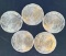 5 1 Oz Silver Buffalo Rounds