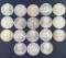 18 1965 Canadian Silver Dollars
