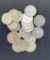 1 lot of 20 Franklin Half Dollars