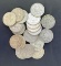 1 lot of 20 Franklin Half Dollars
