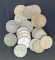 1 lot of 20 Franklin Half Dollars