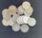 1 lot of 20 Franklin Half Dollars