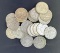 1 lot of 20 Franklin Half Dollars