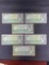 1 lot of 6 Uncirculated 1867 1967 Centennial $1 Bills