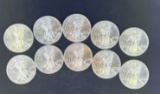10 2014 Walking Liberty Silver Eagles