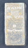 Academy Silver 10 Troy Ounce Silver Bars