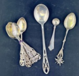 Assorted Sterling Silver Spoons 2.02 out
