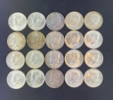 20 1964 Kennedy Half Dollars