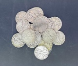 20 Walking Liberty Half Dollars