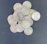 20 Walking Liberty Half Dollars