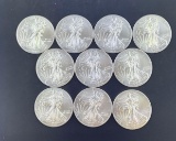 10 2014 Walking Liberty Silver Eagles