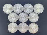 10 2014 Walking Liberty Silver Eagles