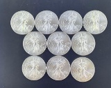 10 2014 Walking Liberty Silver Eagles