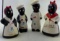 4 Salt and Pepper Shakers