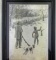 Framed Rabbit Hunt Print by A.B. Frost