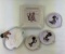 Assorted Lot of 5 Ashtrays