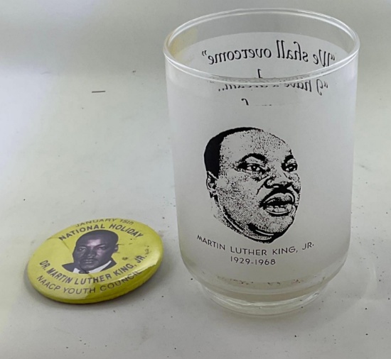 Dr. Martin Luther King Jr NAACP Button