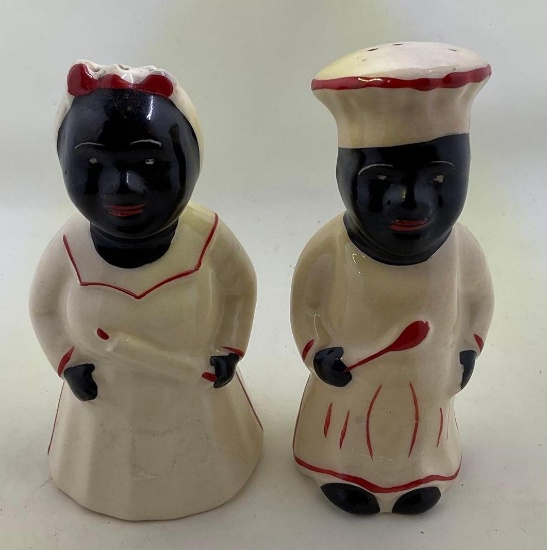 Mammy and Uncle Moses Salt and Pepper Shakers