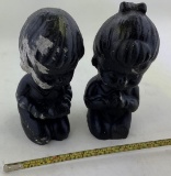 2 Coal Figurines