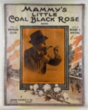 Sheet Music for Mammy's Little Coal Black Rose