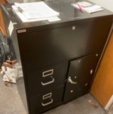 3 Metal Filing Cabinets