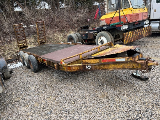 1988 Hudson Triple Axle Trailer 18 ft VIN: 10HHSE165J1000395