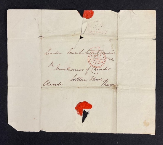 Original Envelope circa 1824