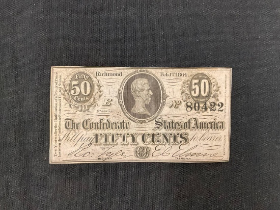 Richmond, VA Fifty Cents Note