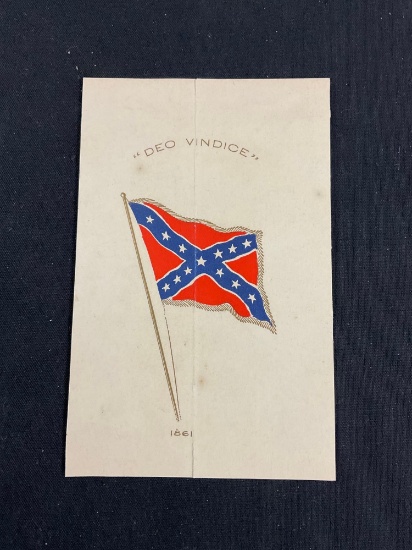 Confederate Flag Card