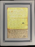 Civil War Letter Pieces