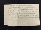 1814 Original Document