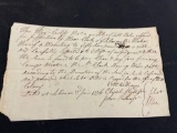 Original Letter with Moses Clark