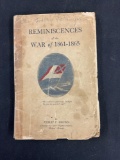 Reminiscences of the War of 1861-1865